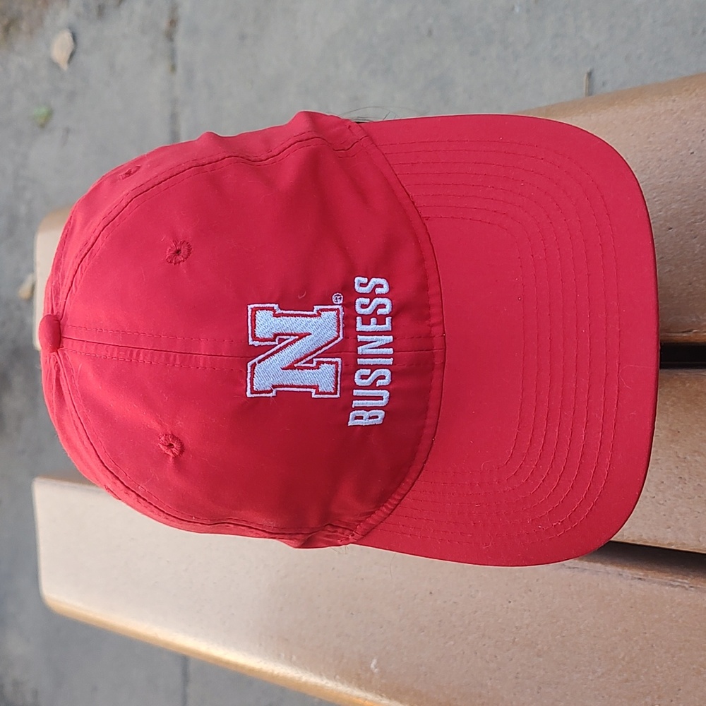 Nebraska Business Embroidered Strap-on Hat Cap